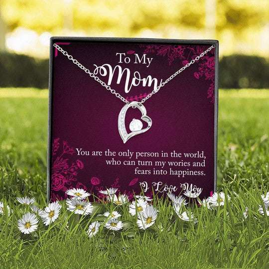 Mom Necklace, You’Re The Only Person In The World Forever Love Necklace For Mom Gifts for Mother (Mom) Rakva