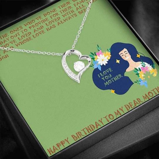 Mom Necklace, You’Re The Reason For My Living Forever Love Necklace For Mom Gifts for Mother (Mom) Rakva