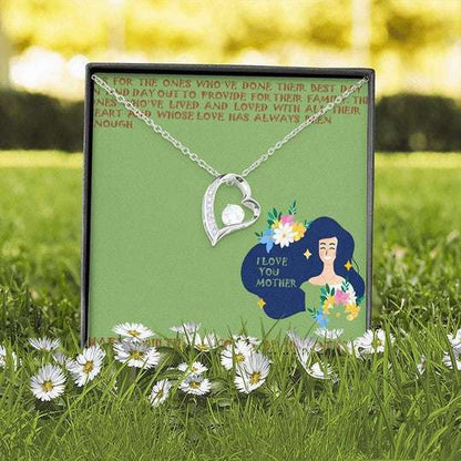 Mom Necklace, You’Re The Reason For My Living Forever Love Necklace For Mom Gifts for Mother (Mom) Rakva