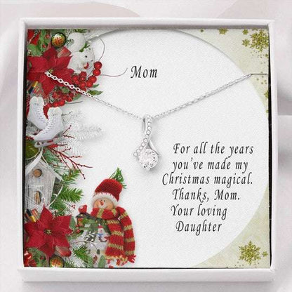 Mom Necklace, You’Ve Made My Christmas Magical Alluring Beauty Necklace For Mom Gifts for Mother (Mom) Rakva