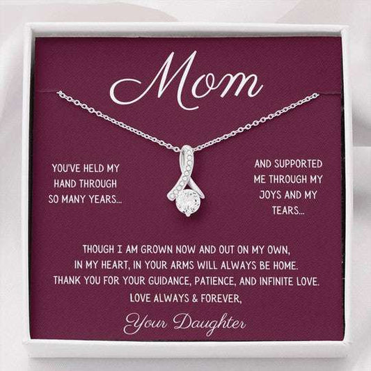 Mom Necklace, Your Arms Will Always Be Home Alluring Beauty Necklace Gift For Mom Gifts for Mother (Mom) Rakva