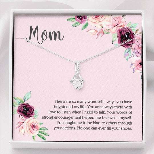 Mom Necklace, Your Words Of Strong Encouragement Gift For Mom Alluring Beauty Necklace Gifts for Mother (Mom) Rakva