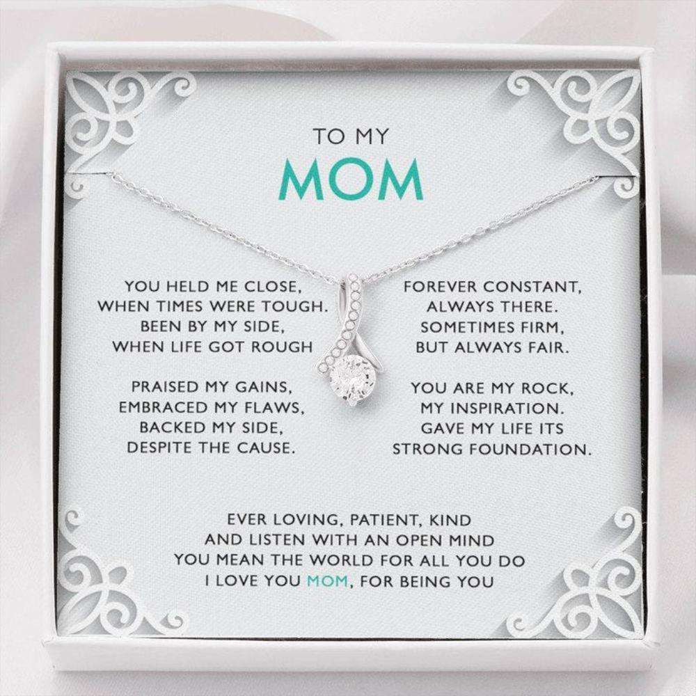 Mom Necklace, Œto My Mom” Necklace With A Lovely Card Gifts for Mother (Mom) Rakva