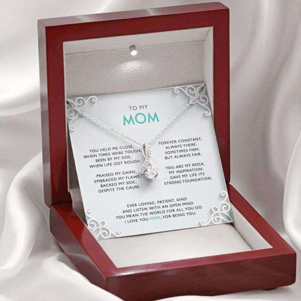 Mom Necklace, Œto My Mom” Necklace With A Lovely Card Gifts for Mother (Mom) Rakva