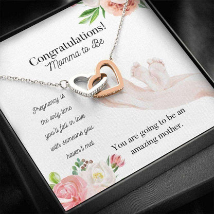 Mom Necklace,Mom And Baby Gift Necklace, Pregnancy Gift, Expecting Mom Gift, Soon To Be Mom, First Time Mom Gifts for Mother (Mom) Rakva