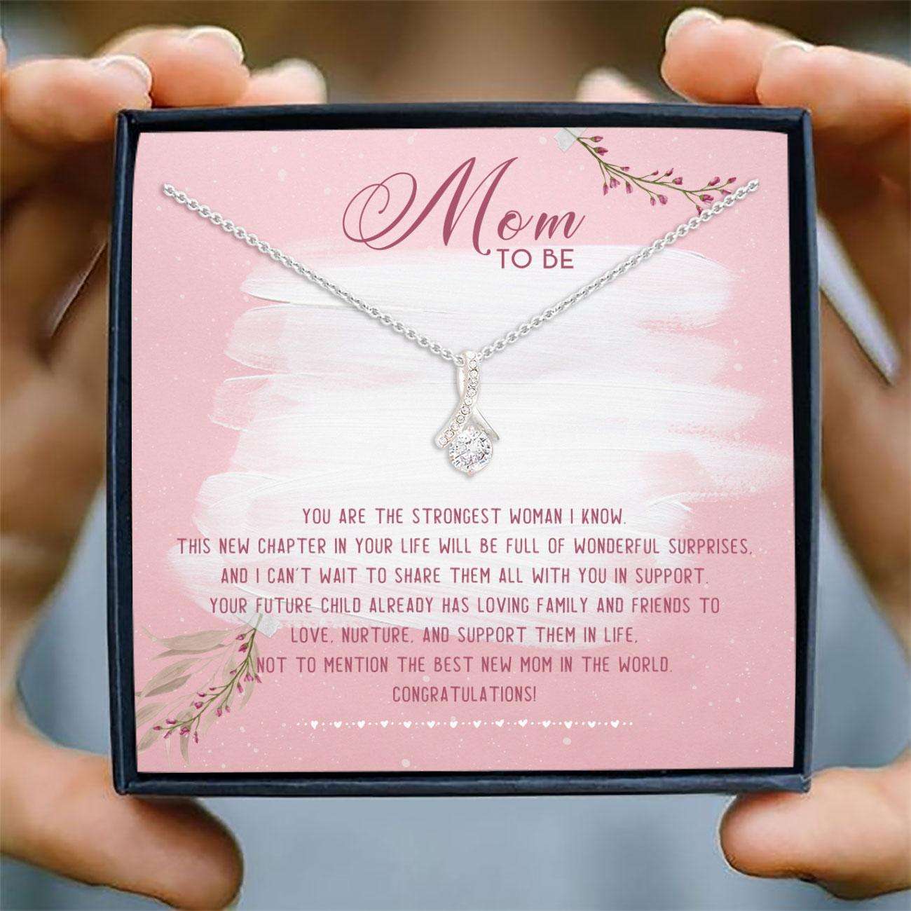 Mom To Be Necklace, Alluring Beauty Necklace “ Mom To Be Future Mom Necklace Gifts For Mom To Be (Future Mom) Rakva