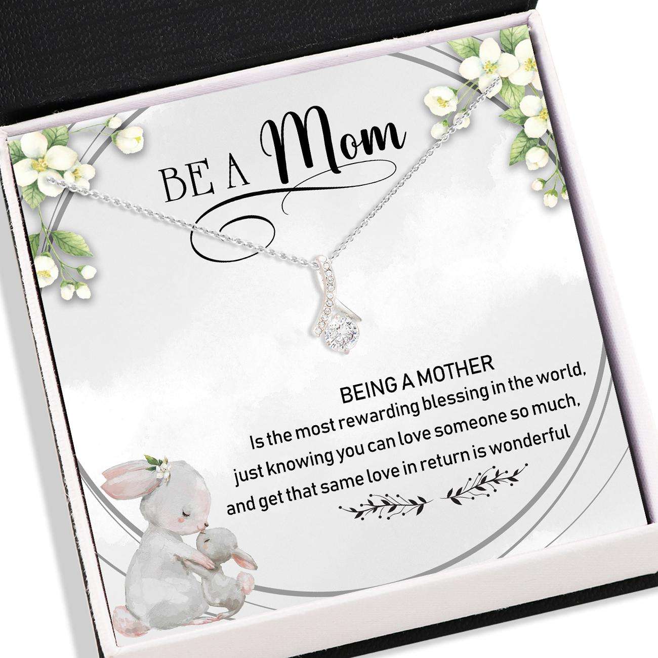 Mom To Be Necklace, Alluring Beauty Necklace “ Pregnant Woman Necklace Gifts Gifts For Mom To Be (Future Mom) Rakva