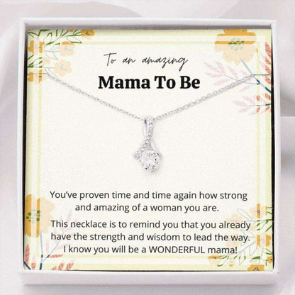 Mommy Necklace, Future Mom Gift, Amazing Mama To Be Gift, Mom To Be, Future Mom Necklace Gift Card Gifts For Mom To Be (Future Mom) Rakva