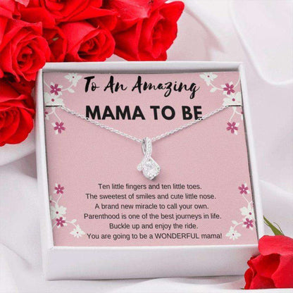 Mommy Necklace, Future Mom Gift, Gift, New Mom Gift Jewelry, Pregnancy Jewelry Necklace Gifts For Mom To Be (Future Mom) Rakva