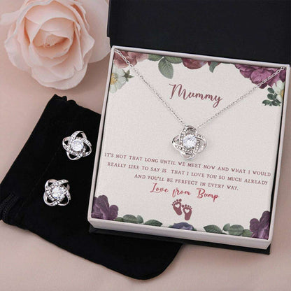 Mommy Necklace, Gift For Expecting Mom From The Bumb Necklace, Preganancy Gift Gifts For Mom To Be (Future Mom) Rakva