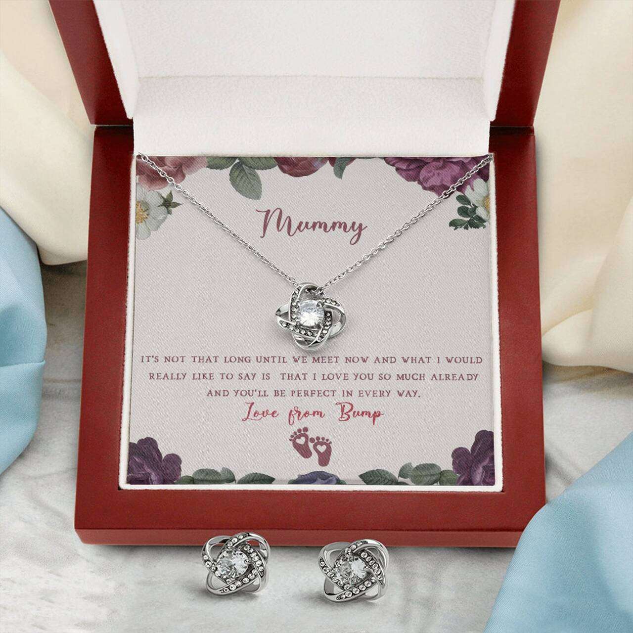 Mommy Necklace, Gift For Expecting Mom From The Bumb Necklace, Preganancy Gift Gifts For Mom To Be (Future Mom) Rakva