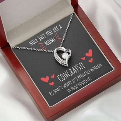 Mommy Necklace, Hearts Necklace, New Mom, Funny First Time Mom Gift, New Mom Gift Jewelry, Gift For New Mom Necklace, Gifts For Mom To Be (Future Mom) Rakva