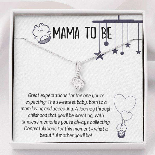 Mommy Necklace, Mama To Œbe Beautiful Mother” Alluring Beauty Necklace Gift Gifts For Mom To Be (Future Mom) Rakva