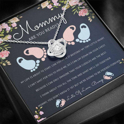 Mommy Necklace, Mothers Day Necklace Mommy Are You Ready New Mom Necklace Gifts For Mom To Be (Future Mom) Rakva