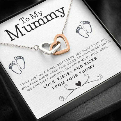 Mommy Necklace, Mothers Day Necklace To My Mummy From Your Tummy Necklace Gifts For Mom To Be (Future Mom) Rakva