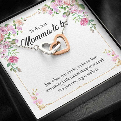 Mommy Necklace, The Best Momma To Be “ Future Mom Gift, Gift For Expecting Mom Necklace Gifts For Mom To Be (Future Mom) Rakva