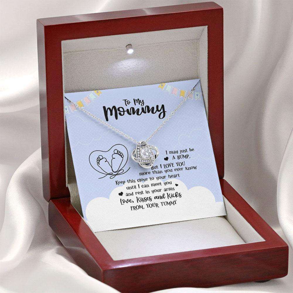 Mommy Necklace, To My Mommy Bunnies Necklace Gift, Gift For Mom Custom Necklace Gifts For Mom To Be (Future Mom) Rakva