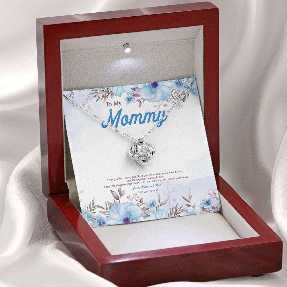 Mommy Necklace, To My Mommy, Love From Baby Bump Necklace, Mommy Birthday, Gifts On Anniversary, Birthday, Holiday Gifts Custom Necklace Gifts For Mom To Be (Future Mom) Rakva