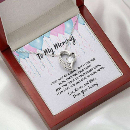 Mommy Necklace, To My Mommy Œcelebration” Heart Necklace Gift Gifts For Mom To Be (Future Mom) Rakva