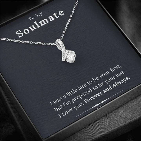 Most Unique Gift For Soulmate - Pure Silver Pendant & Message Card | Combo Gift Box For Karwa Chauth Rakva