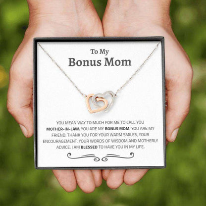 Mother-In-Law Necklace, Bonus Mom Gift, Gift For Mother In Law, Mother-In-Law Birthday, Mother In Law Charm, Gift, Mother In Law To Be Gifts for Mother (Mom) Rakva