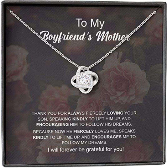 Mother-In-Law Necklace, Boyfriend’S Mom Necklace, Presents For Mother Gifts, Fierce Encourage Gifts for Mother (Mom) Rakva