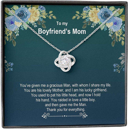 Mother-In-Law Necklace, Boyfriend’S Mom Necklace, Presents For Mother Gifts, Raise Boy Thank Gifts for Mother (Mom) Rakva