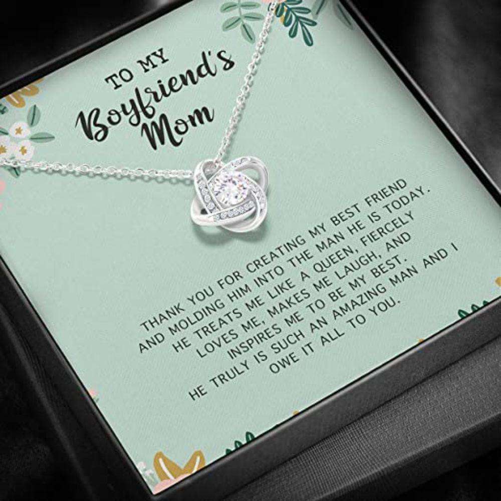 Mother-In-Law Necklace, Boyfriend’S Mom Necklace, Presents For Mother Gifts, Thank Queen Owe Gifts for Mother (Mom) Rakva