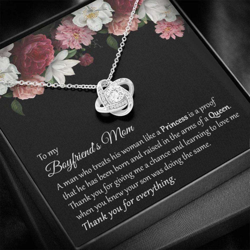 Mother-In-Law Necklace, Boyfriends Mom Birthday Gift, Mothers Day Gift For Boyfriends Mom Gifts for Mother (Mom) Rakva