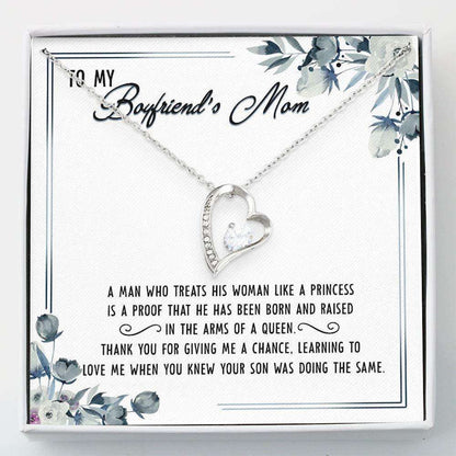 Mother-In-Law Necklace, Boyfriends Mom Gift “ Boyfriends Mom Necklace Gifts for Mother (Mom) Rakva