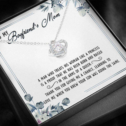 Mother-In-Law Necklace, Boyfriends Mom Necklace, Gift For Boyfriends Mom From Girlfriend Gifts for Mother (Mom) Rakva