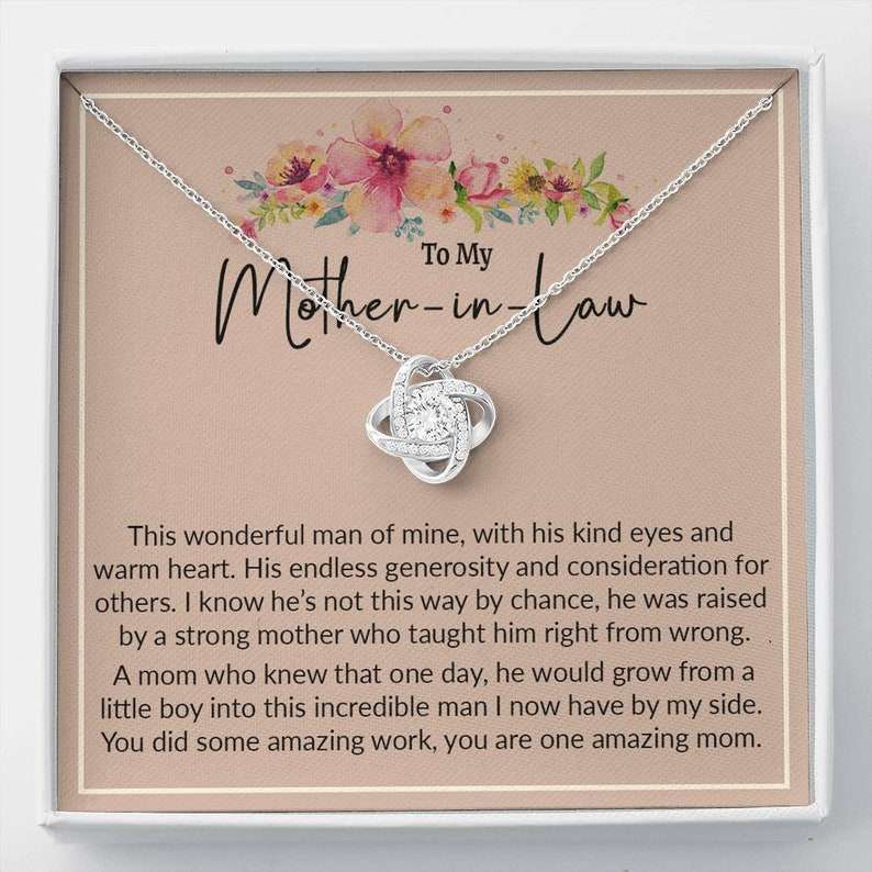 Mother-In-Law Necklace, Christmas Necklace For Mother In Law, Present, Necklace, Jewelry, Xmas Gift, Gift For Mother In Law Gifts for Mother In Law Rakva