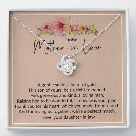 Mother-In-Law Necklace, Christmas Necklace For Mother-In-Law, To My Mother In Law Gift For Christmas, Mom In Law Gift For Christmas Gifts for Mother In Law Rakva