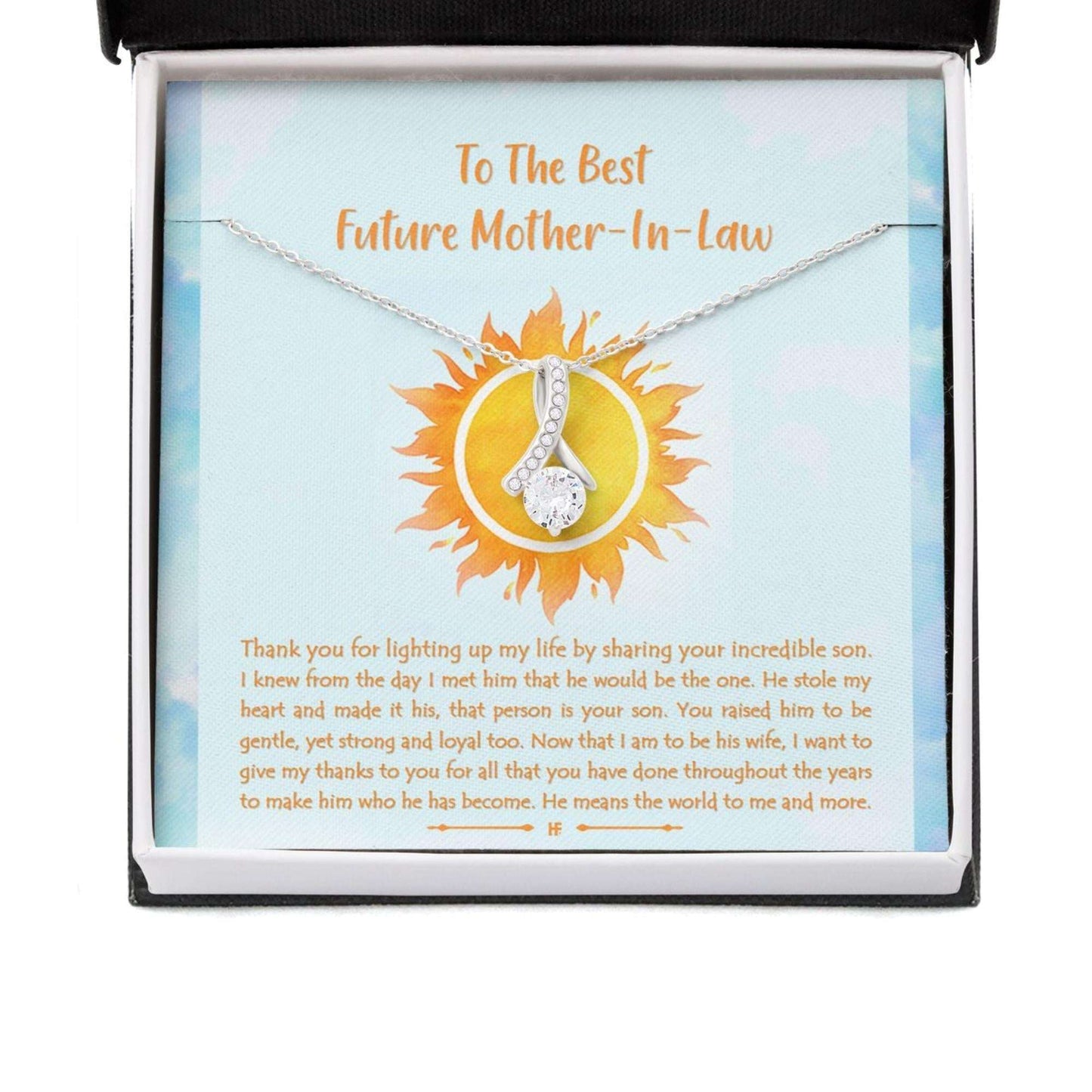 Mother-In-Law Necklace, Daughter’S Gift Future Mother In Law Alluring Beauty Necklaces Gifts For Daughter Rakva