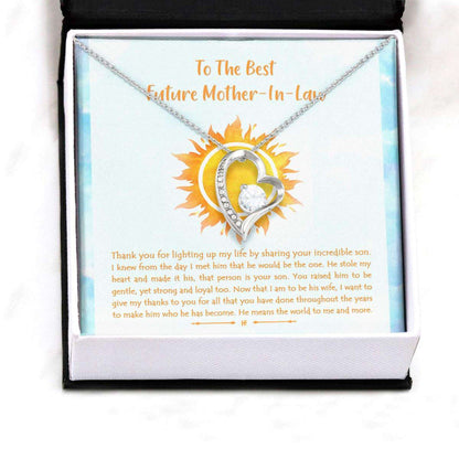 Mother-In-Law Necklace, Daughter’S Gift Future Mother In Law Forever Love Necklaces Gifts For Daughter Rakva