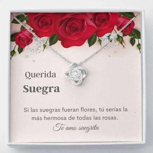 Mother-In-Law Necklace, Dulce Suegra Regalo “ Spanish Mother In Law Gift “ Suegra Collar Navidad “ Latina Husband’S Mom Necklace Gifts for Mother In Law Rakva