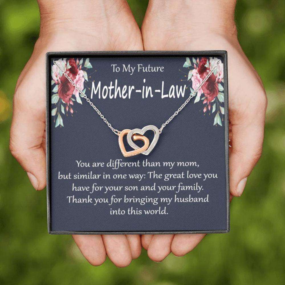 Mother-In-Law Necklace, Future Mother In Law Gift From Daughter In Law, Gift For Mother-In-Law, Mother Of The Bride Gift From Bride Gifts For Daughter Rakva