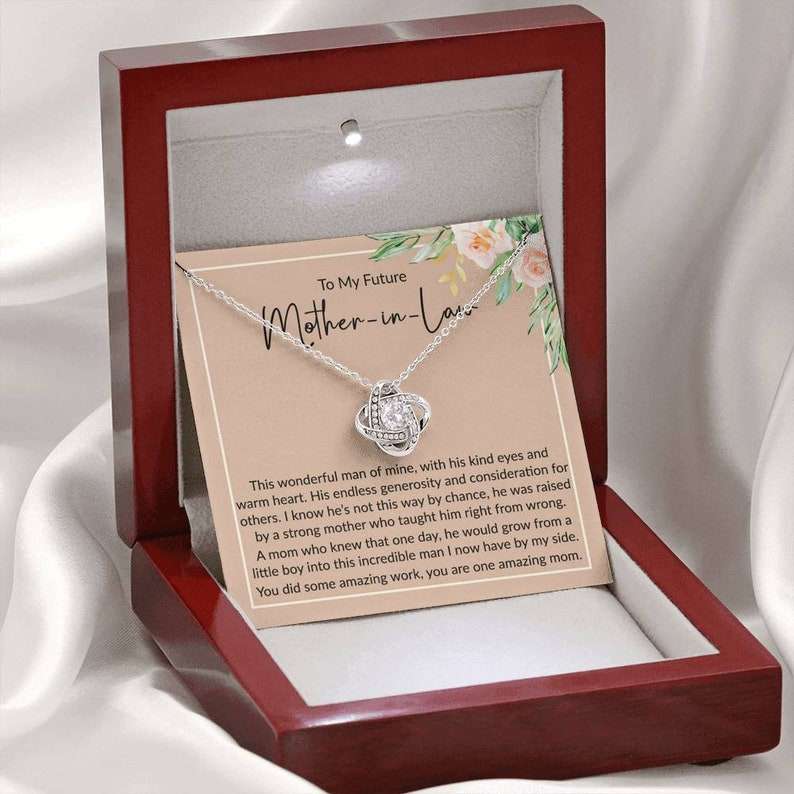 Mother-In-Law Necklace, Future Mother In Law Gift From Son In Law, Birthday Necklace For Mother-In-Law From Son-In-Law Gifts for Mother In Law Rakva