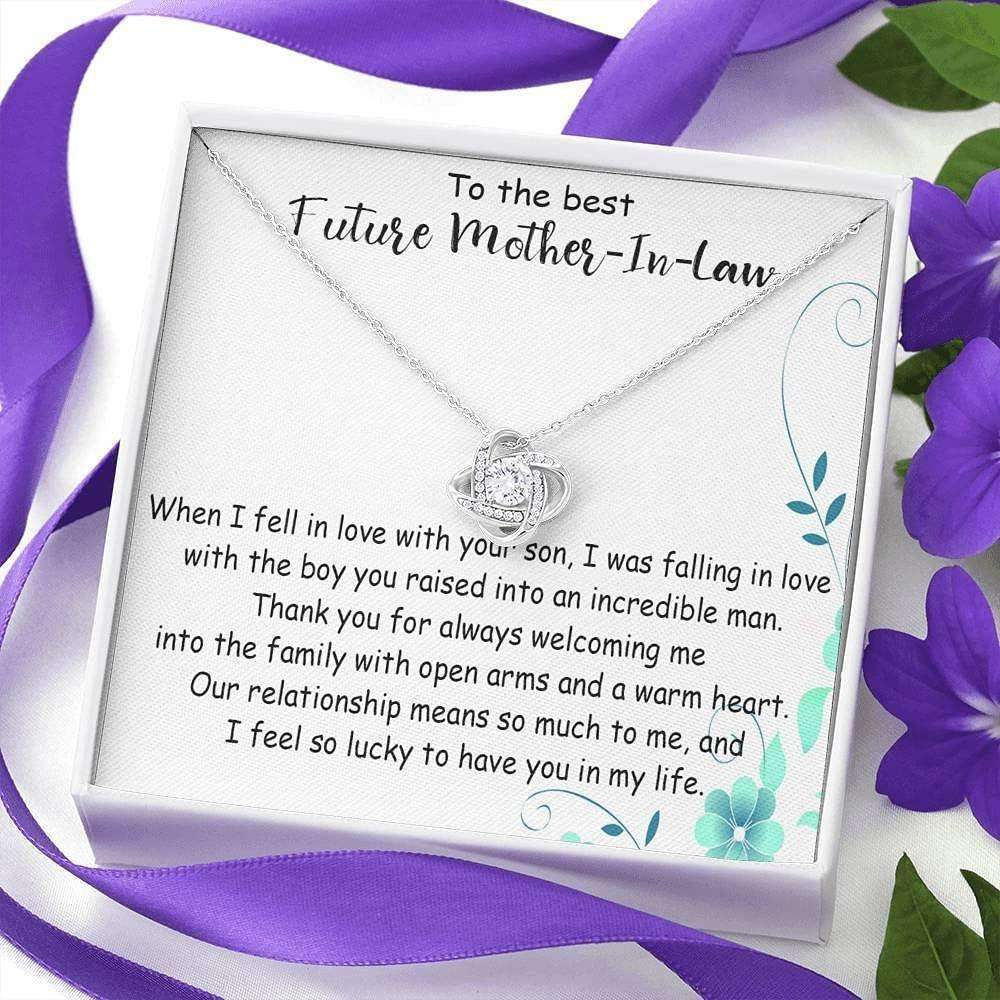 Mother-In-Law Necklace, Future Mother In Law, Mother In Law Gift, Mother Of Groom Necklace From Bride Gifts for Mother (Mom) Rakva