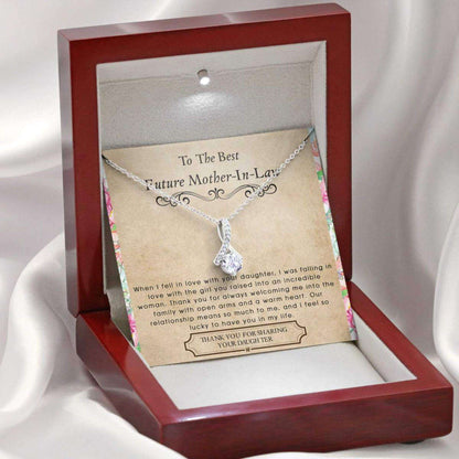 Mother-In-Law Necklace, Future Mother In Law Necklace: Alluring Beauty Necklaces Gift For Mother’S Day From Future Son, Heartfelt Message Card Gifts for Mother (Mom) Rakva