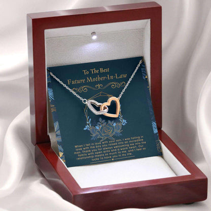 Mother-In-Law Necklace, Future Mother In Law Necklace: Gift For Mother’S Day From Daughter, Elegant Message Card Gifts For Daughter Rakva