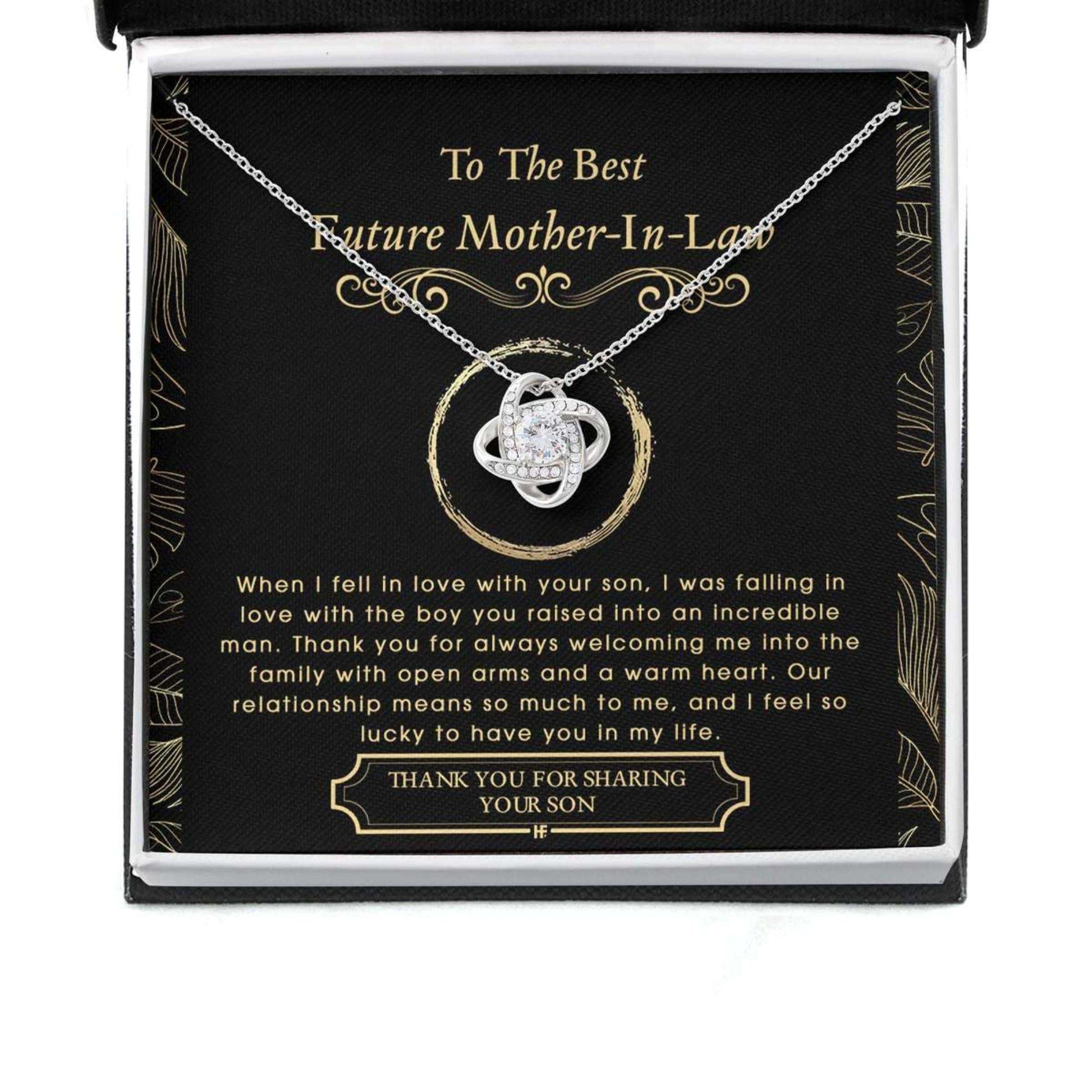 Mother-In-Law Necklace, Future Mother In Law Necklace: Gift For Mother’S Day From Daughter Gifts For Daughter Rakva