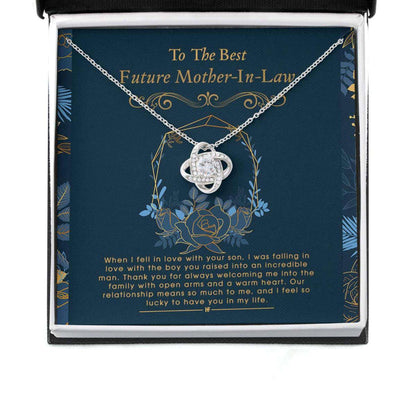 Mother-In-Law Necklace, Future Mother In Law Necklace: Gift For Mother’S Day From Daughter, Message Card Gifts For Daughter Rakva