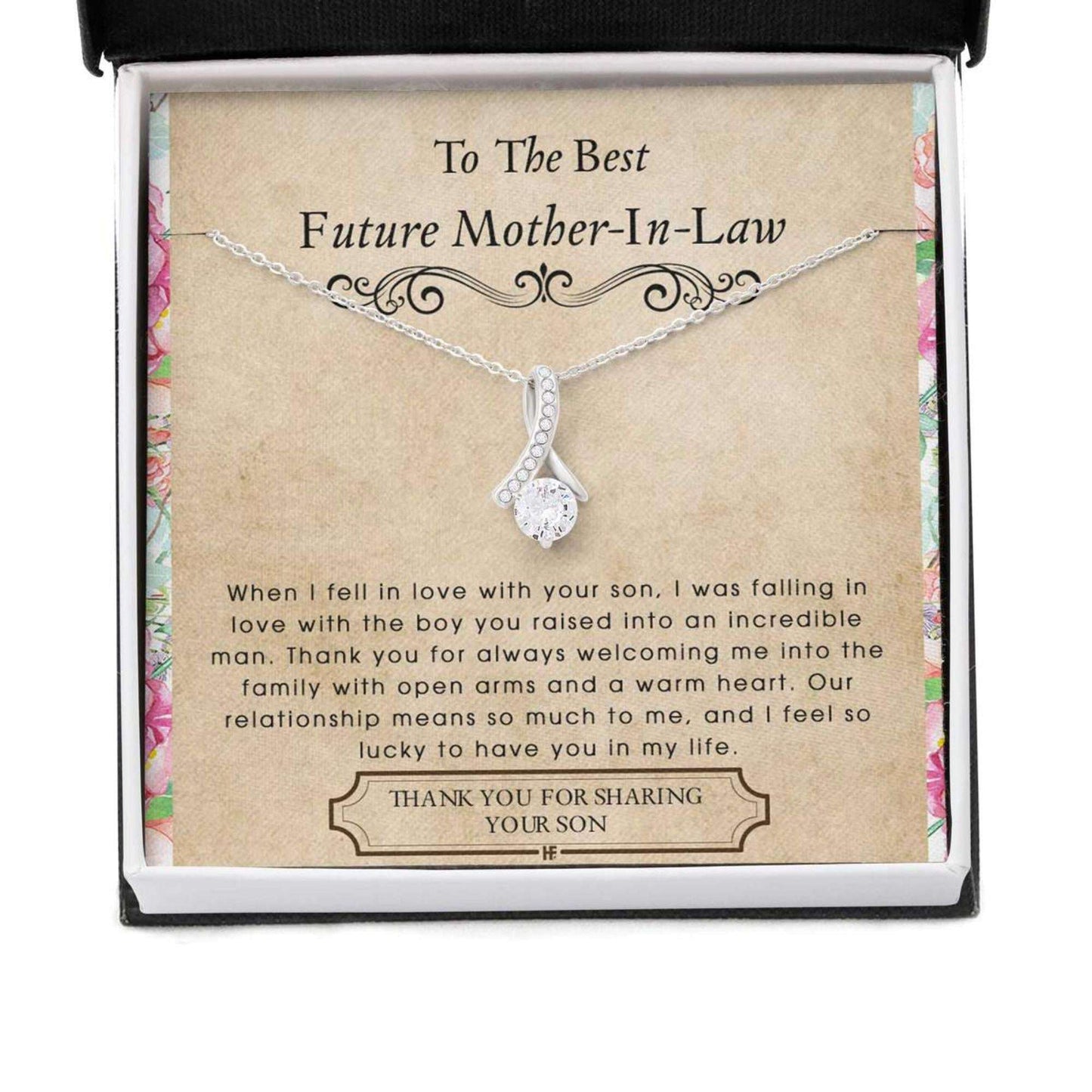 Mother-In-Law Necklace, Future Mother In Law Necklace: Gift For Mother’S Day From Future Daughter, Heartfelt Alluring Beauty Necklaces Gifts For Daughter Rakva