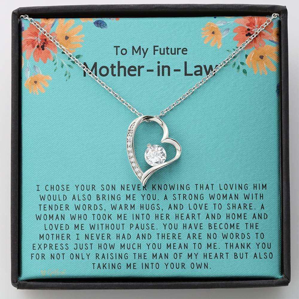 Mother-In-Law Necklace, Future Mother In Law Necklace Gift From Bride On Wedding, Mother’S Day Gifts for Mother (Mom) Rakva