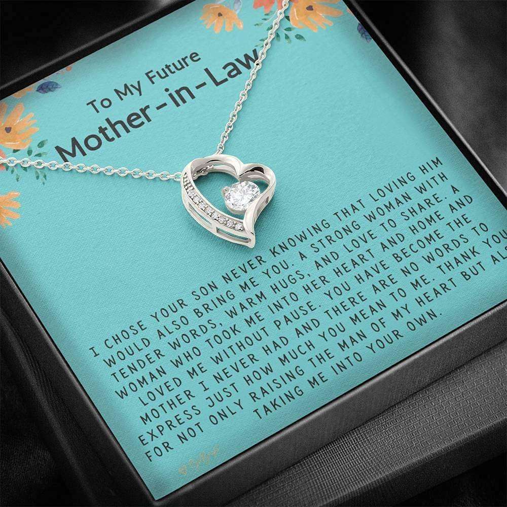 Mother-In-Law Necklace, Future Mother In Law Necklace Gift From Bride On Wedding, Mother’S Day Gifts for Mother (Mom) Rakva