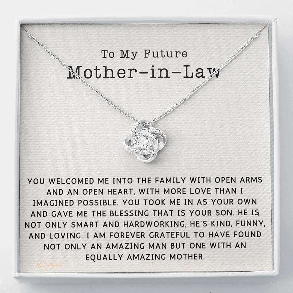 Mother-In-Law Necklace, Future Mother In Law Necklace Gift From Bride On Wedding, Mother’S Day Gifts for Mother (Mom) Rakva