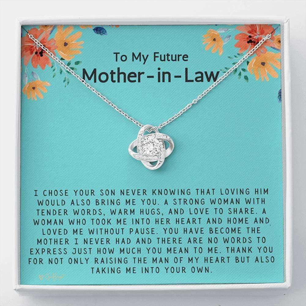 Mother-In-Law Necklace, Future Mother In Law Necklace Gift From Bride On Wedding, Mother’S Day Gifts for Mother (Mom) Rakva