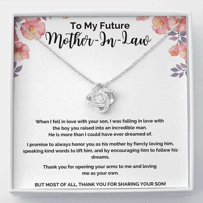 Mother-In-Law Necklace, Future Mother In Law Necklace, Mother Of The Groom Necklace Wedding Gift Gifts for Mother (Mom) Rakva