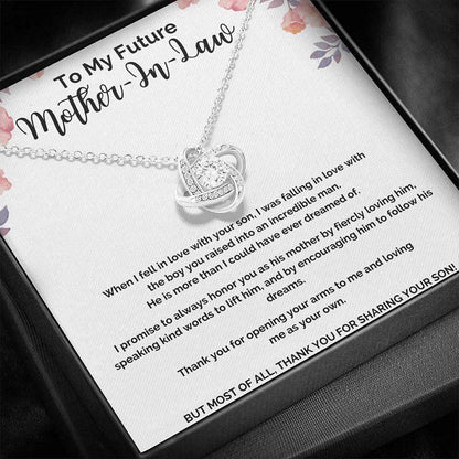 Mother-In-Law Necklace, Future Mother In Law Necklace, Mother Of The Groom Necklace Wedding Gift Gifts for Mother (Mom) Rakva